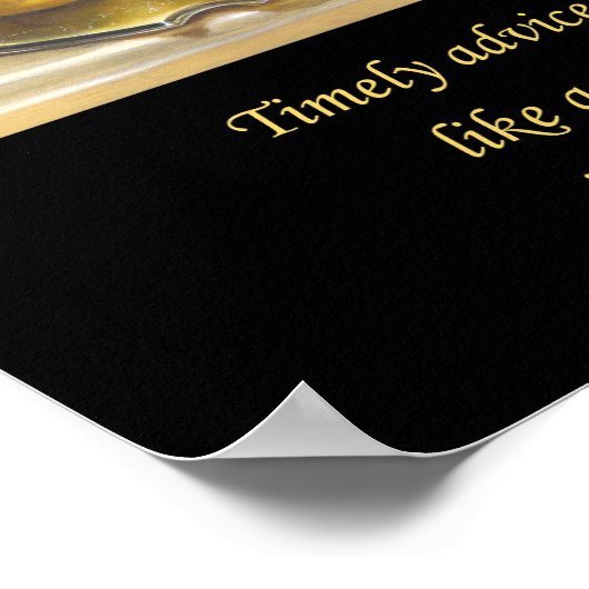 Golden Apples. Christian poster A3  (Hoek)