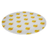 Golden Apples on White Snijplank (Hoek)
