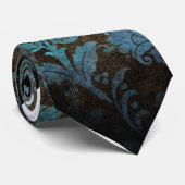 Golden Aqua  Gothische Stropdas (Opgerold)