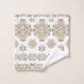 Golden arabisch patroon bad handdoek (Wasdoekje)
