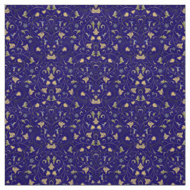 Golden arabisch patroon stof