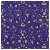 Golden arabisch patroon stof (Close Up)