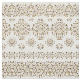 Golden arabisch patroon stof