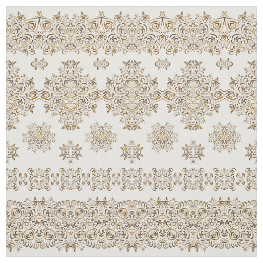 Golden arabisch patroon stof (Swatch)