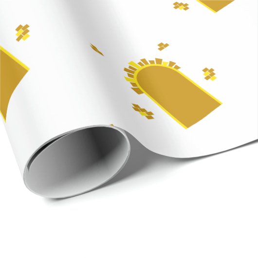 Golden Arch Magic Pattern Cadeaupapier (Rol Hoek)