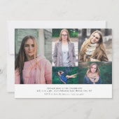 Golden Arches | Afstuderen voor Blush Photo Callig Kaart (Achterkant)