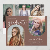 Golden Arches | Afstuderen voor meerfotokalligrafi Kaart (Voorkant / Achterkant)