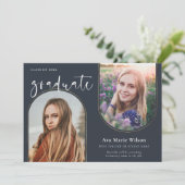 Golden Arches | Afstuderen voor meerfotokalligrafi Kaart (Staand voorkant)