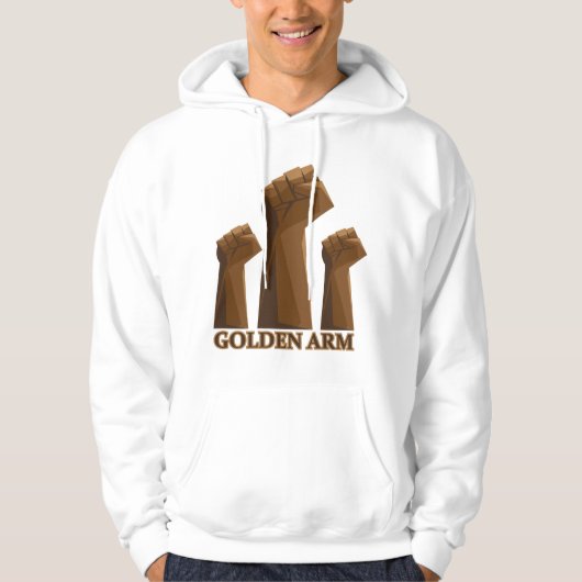 Golden Arm Expert Pipe Welder Gift Hoodie (Voorkant)