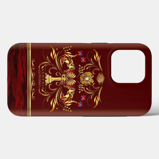 Golden Armenia iPhone/iPad case (Achterkant (horizontaal))
