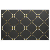 Golden Arrow Fabric, zwart Stof (Fat Quarter)