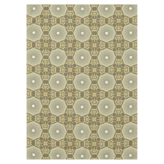  Golden Art Deco Abstract Patroon nr. 1 Tafelkleed (Voorkant)