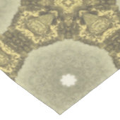 Golden Art Deco Abstract Patroon nr. 1 Tafelkleed (Gekanteld)