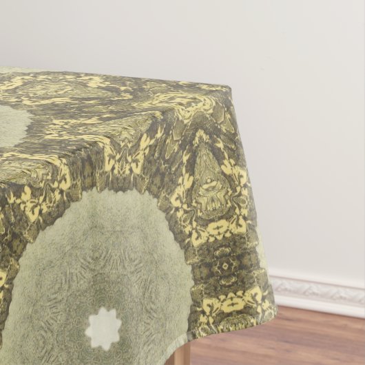 Golden Art Deco Abstract Patroon nr. 1 Tafelkleed (Voorbeeld)