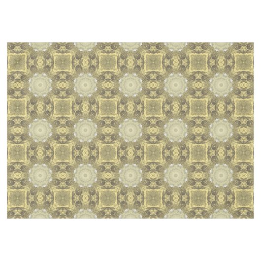  Golden Art Deco Abstract Patroon nr. 2 Tafelkleed (Voorkant (Horizontaal))