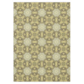 Golden Art Deco Abstract Patroon nr. 2 Tafelkleed (Voorkant)