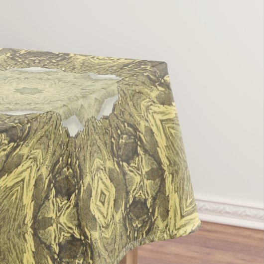 Golden Art Deco Abstract Patroon nr. 2 Tafelkleed (Voorbeeld)
