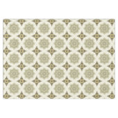  Golden Art Deco Abstract Patroon nr. 3 Tafelkleed (Voorkant (Horizontaal))