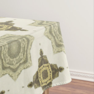 Golden Art Deco Abstract Patroon nr. 3 Tafelkleed