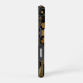 Golden Art Deco iPhone 16 Pro Case Hoesje (Rechterkant)