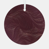 Golden Art Deco: Luxe  behang Glas Ornament (Achterkant)