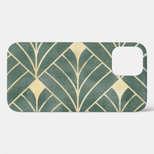 Golden Art Deco: luxe naadloze stijl Case-Mate iPhone Case (Achterkant (horizontaal))