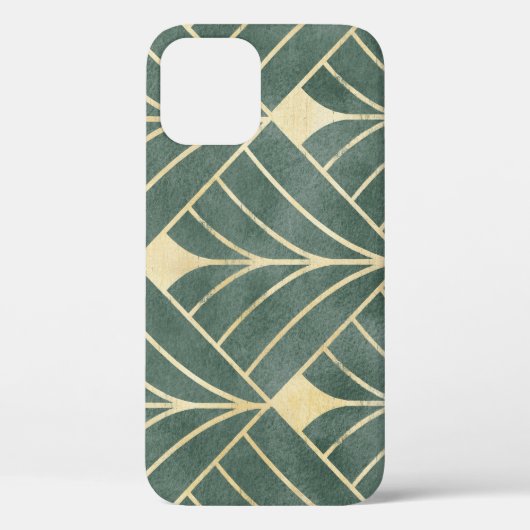Golden Art Deco: luxe naadloze stijl Case-Mate iPhone Case (Achterkant)
