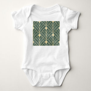 Golden Art Deco: luxe naadloze stijl Romper