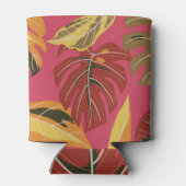 Golden Art Deco Natuur Behang Blikjeskoeler (Achterkant)