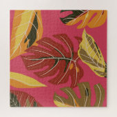 Golden Art Deco Natuur Behang Legpuzzel (Horizontaal)