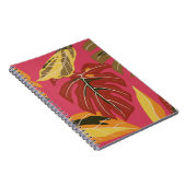 Golden Art Deco Natuur Behang Notitieboek (Rechterzijde)