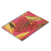 Golden Art Deco Natuur Behang Notitieboek (Linkerzijde)