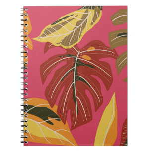 Golden Art Deco Natuur Behang Notitieboek