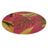 Golden Art Deco Natuur Behang Snijplank (Hoek)