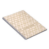 Golden Art Deco Notitieboek (Rechterzijde)