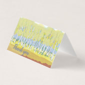 Golden Aspens bedankkaart Kaart (Voorkant)