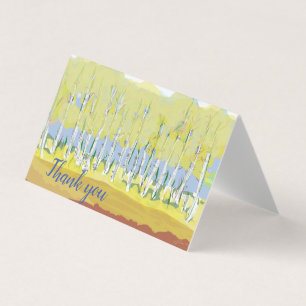 Golden Aspens bedankt je kaart