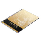 Golden Asphodel Funeral Memorial Guest book 2 Notitieboek (Linkerzijde)