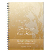 Golden Asphodel Funeral Memorial Guest Notitieboek (Voorkant)