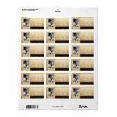 Golden Asphodel Lijst Foto's Dank je wel L 2 Etiket (Full Sheet)