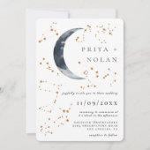 Golden Astrology Wedding Kaart (Voorkant)