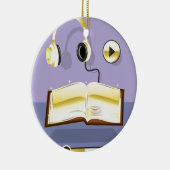 Golden Audiobook Vector Art Icon Keramisch Ornament (Rechts)