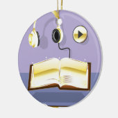 Golden Audiobook Vector Art Icon Keramisch Ornament (Links)