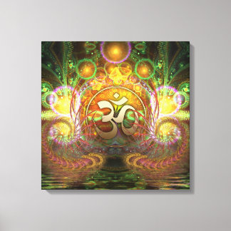 Golden Aum Dreams Canvas Afdruk