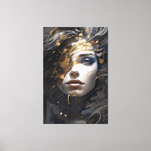 Golden Aura Canvas Afdruk (Voorkant)