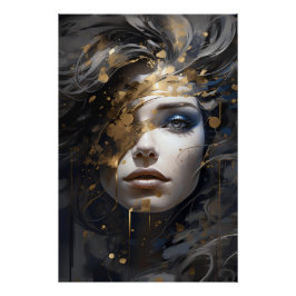 Golden Aura Perfect Poster