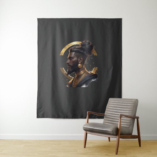 Golden Aura Tee Wandkleed (In situ)
