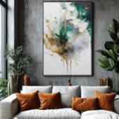 Golden Aurora Canvas Afdruk