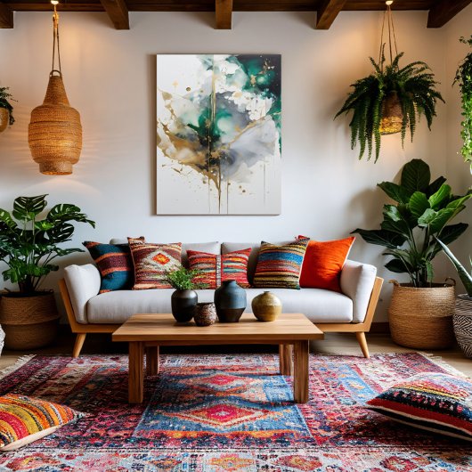 Golden Aurora Poster