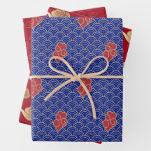 Golden Auspicious Clouds 2023 Chinees nieuwjaar